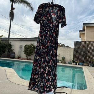 Equipment silk wrap dress